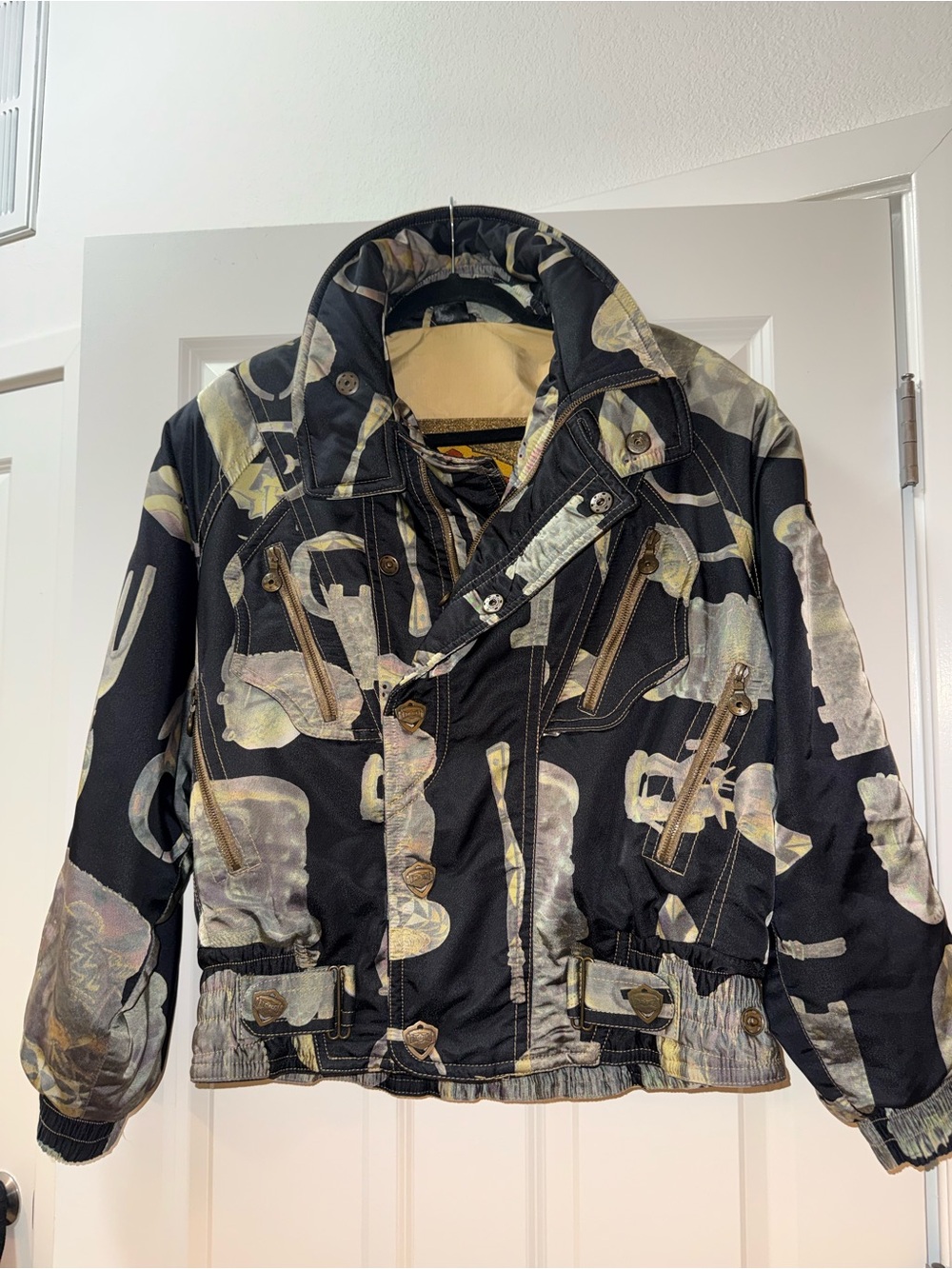 RARE vintage emmegi Zip-Up Bomber/ski Jacket